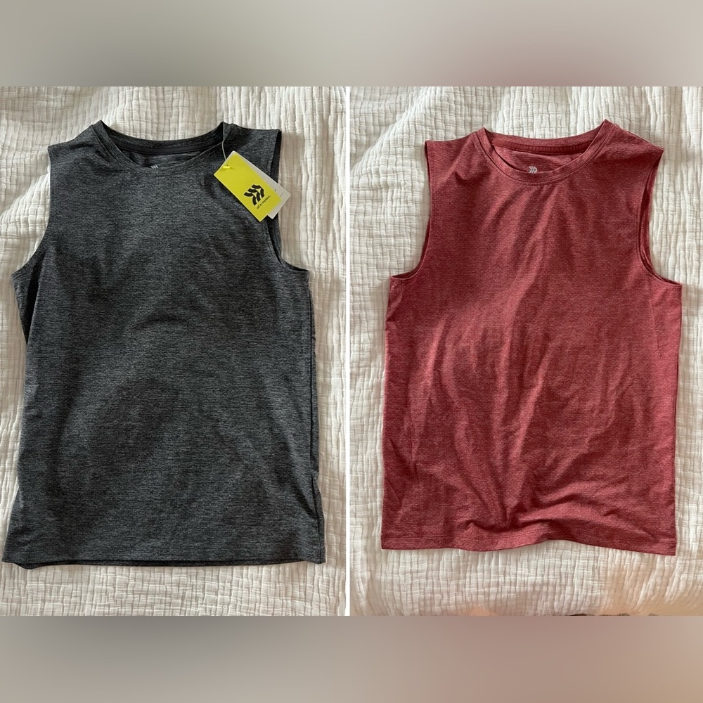 Target all in motion boys athletic sleeveless tee - 2 shirts